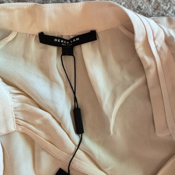 DEREK LAM Silk Sonia Long Sleeve Blouse - Picture 3 of 4